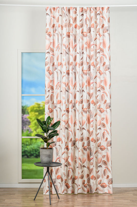 SERAYA Terracotta Custom Made Curtains