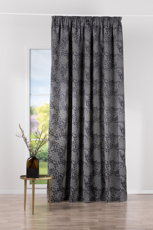 ACCENT Grey Custom Made Curtains