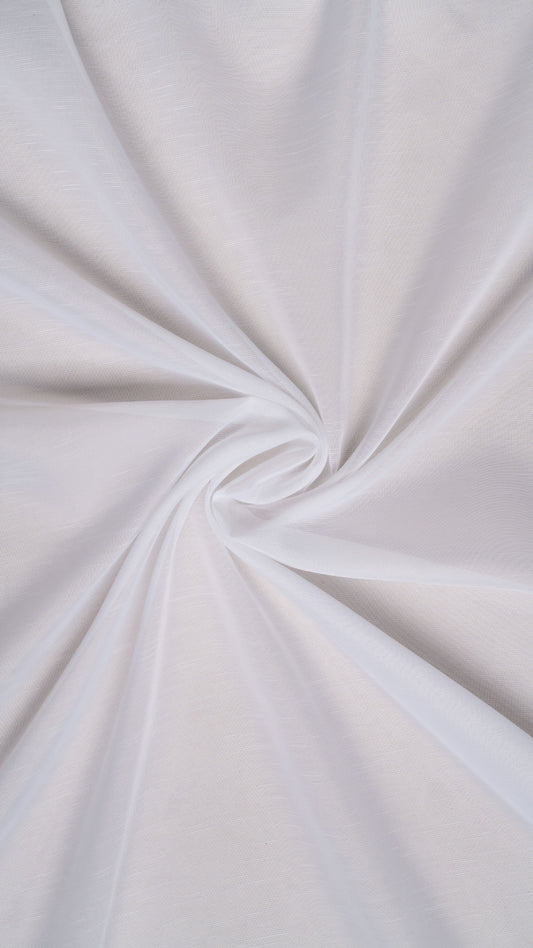 AVENUE White ECO Custom Made Curtains - sheer