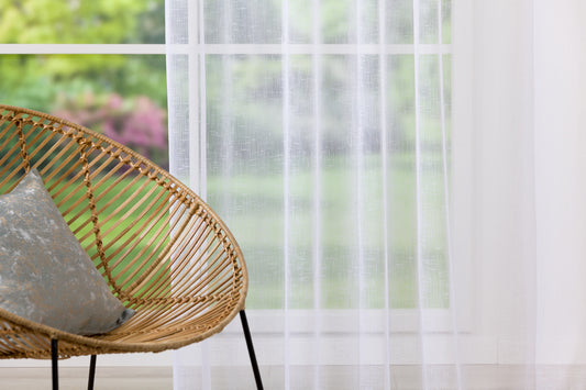 MAGMA White ECO custom made curtains - sheer