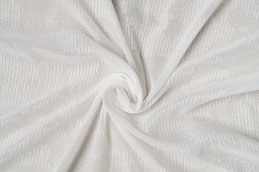 NOCHE White Custom Made Curtains - sheer