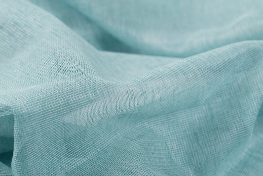 ODEON Blue Custom Made Curtains - sheer