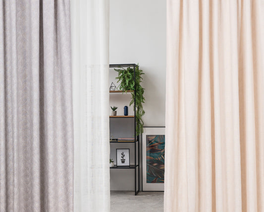 PACO Cream ECO Custom Made Curtains