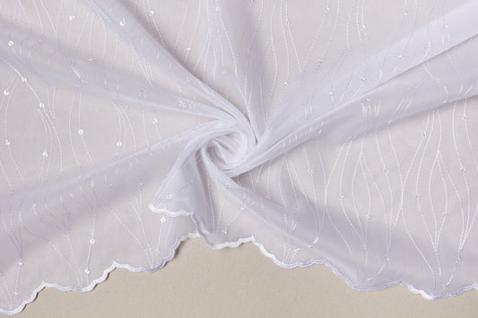 POLLY White Custom Made Curtains - sheers