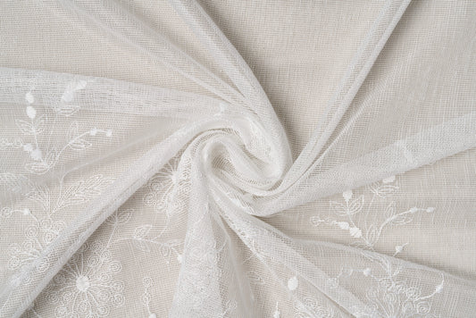 PONZA Floral Custom Made Curtains - sheer