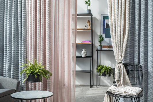 POSITANO Grey Custom Made Curtains