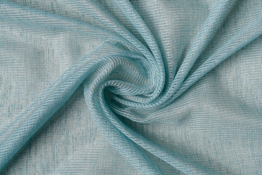 PRIMO Turquoise Custom Made Curtains - sheer