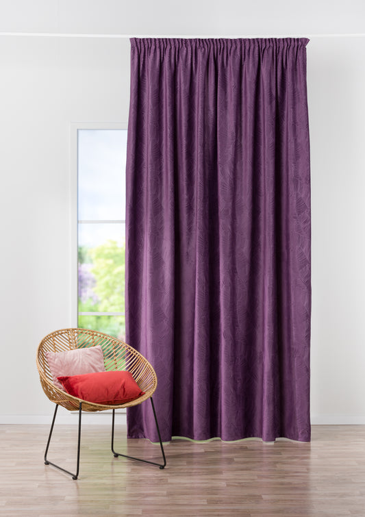 BIARITZ Purple Custom Made Curtains