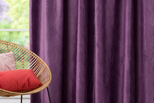 BIARITZ Purple Custom Made Curtains
