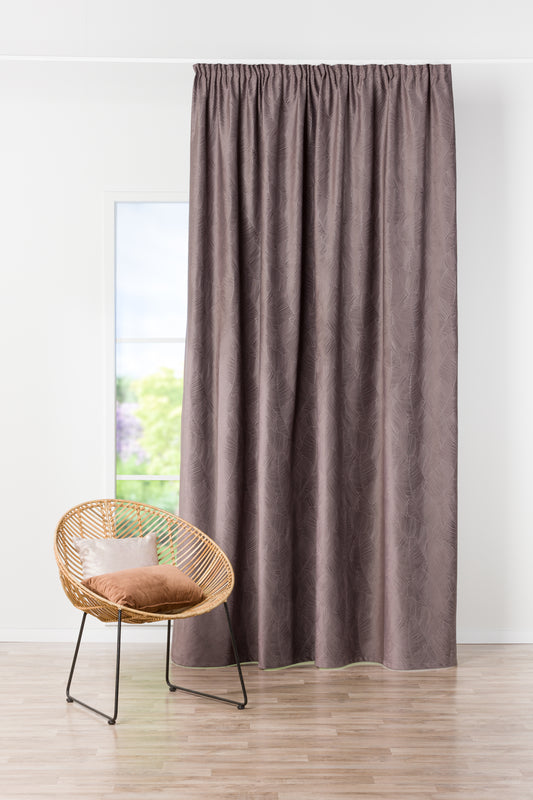 BIARITZ Grey Custom Made Curtains