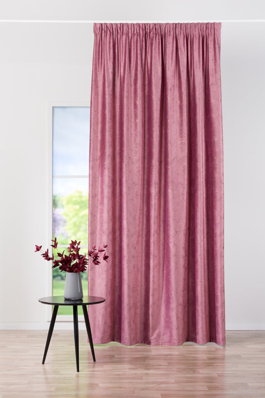 FELIZ Pink Custom Made Curtains