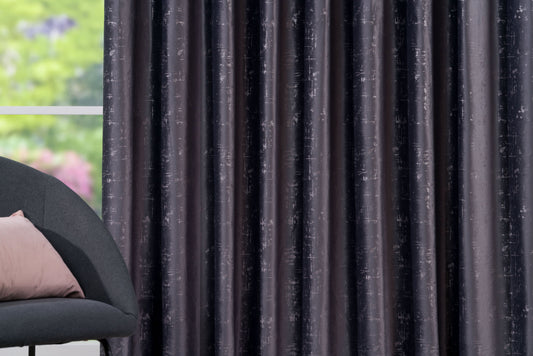 SCENTO grey velvet custom made curtains