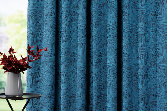 ALLEGRO Blue Custom Made Curtains