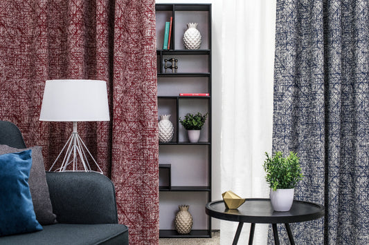 OSCAR red Custom Made Curtains