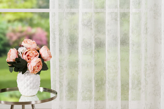 MYTH Floral Custom Made Curtains - sheer