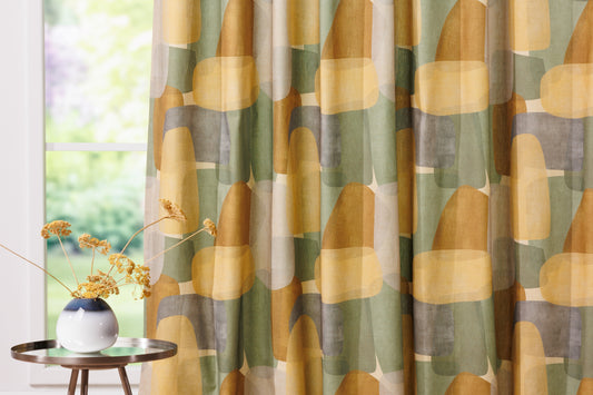 DEGAS Brown Custom Made Curtains