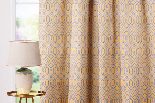 TETRA Mustard Custom Made Curtains
