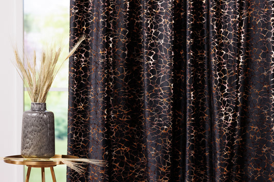 ROCA Black Custom Made Curtains